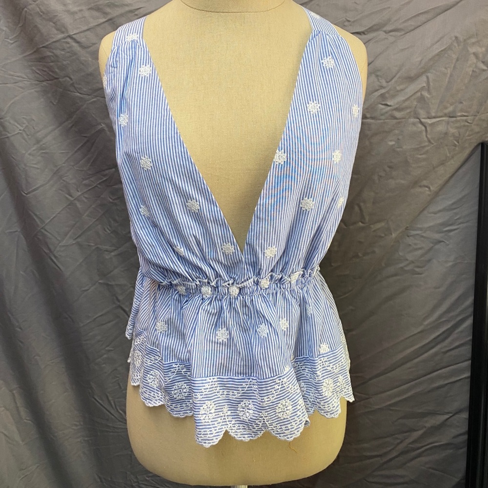 Beautiful Open Back V-Neck Summer Tank Top